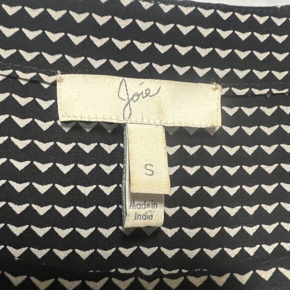 Joie Silk Shift Gray Short Sleeve Dress Size Small - Picture 2 of 9